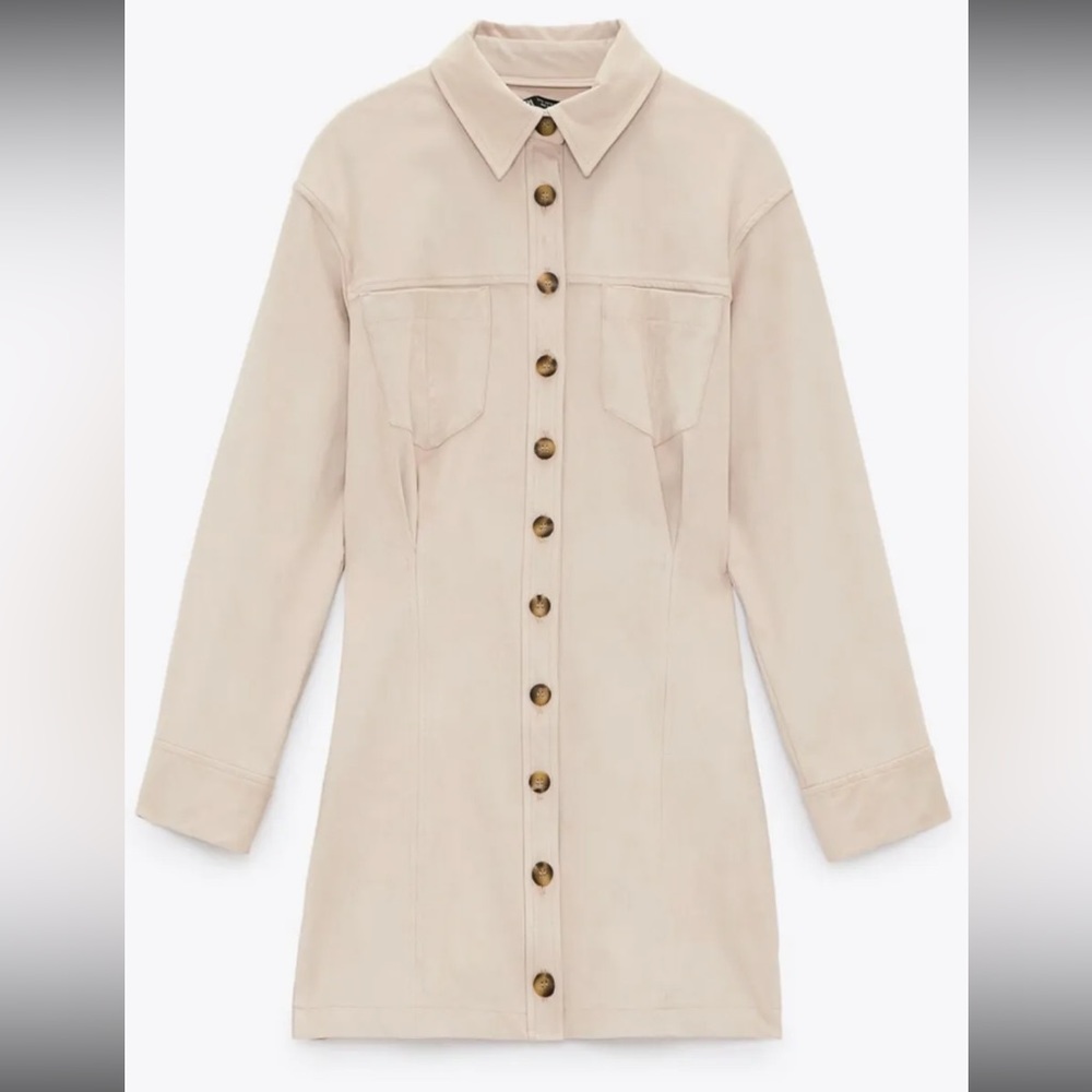 NWT ZARA SUEDE MINI DRESS